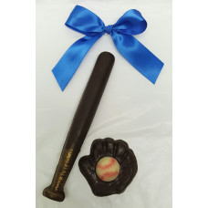 Bat w/Baseball Mitt (Party Favor)